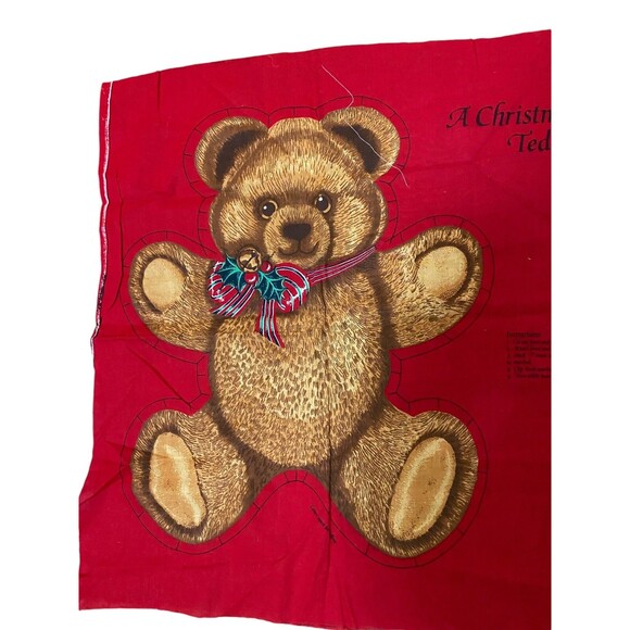 A Christmas Gathering Teddy Bear Cut And Sew - Picture 2 of 5